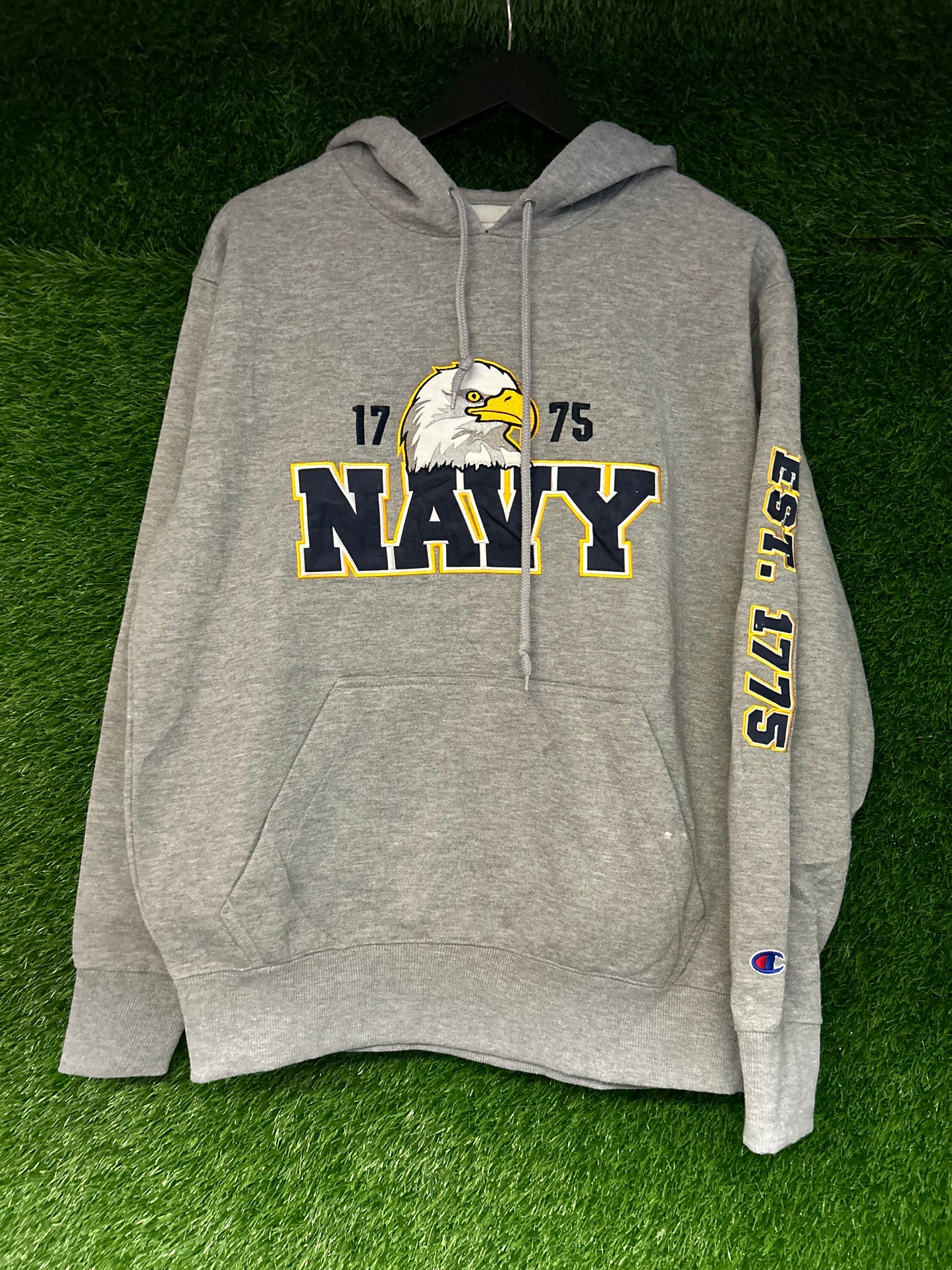 Champion NAVY Hoodie M