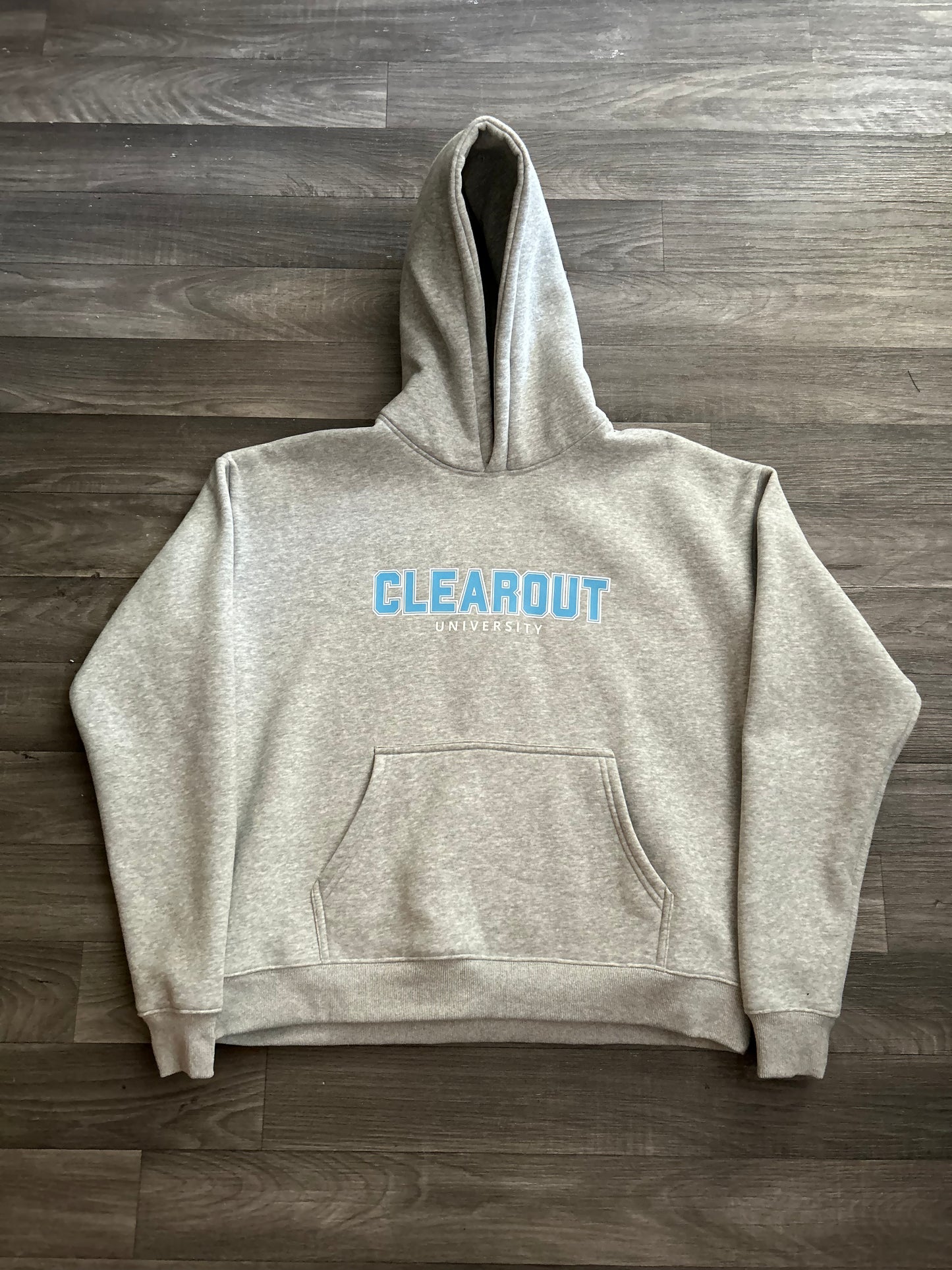 Clearout University Grey Hoodie