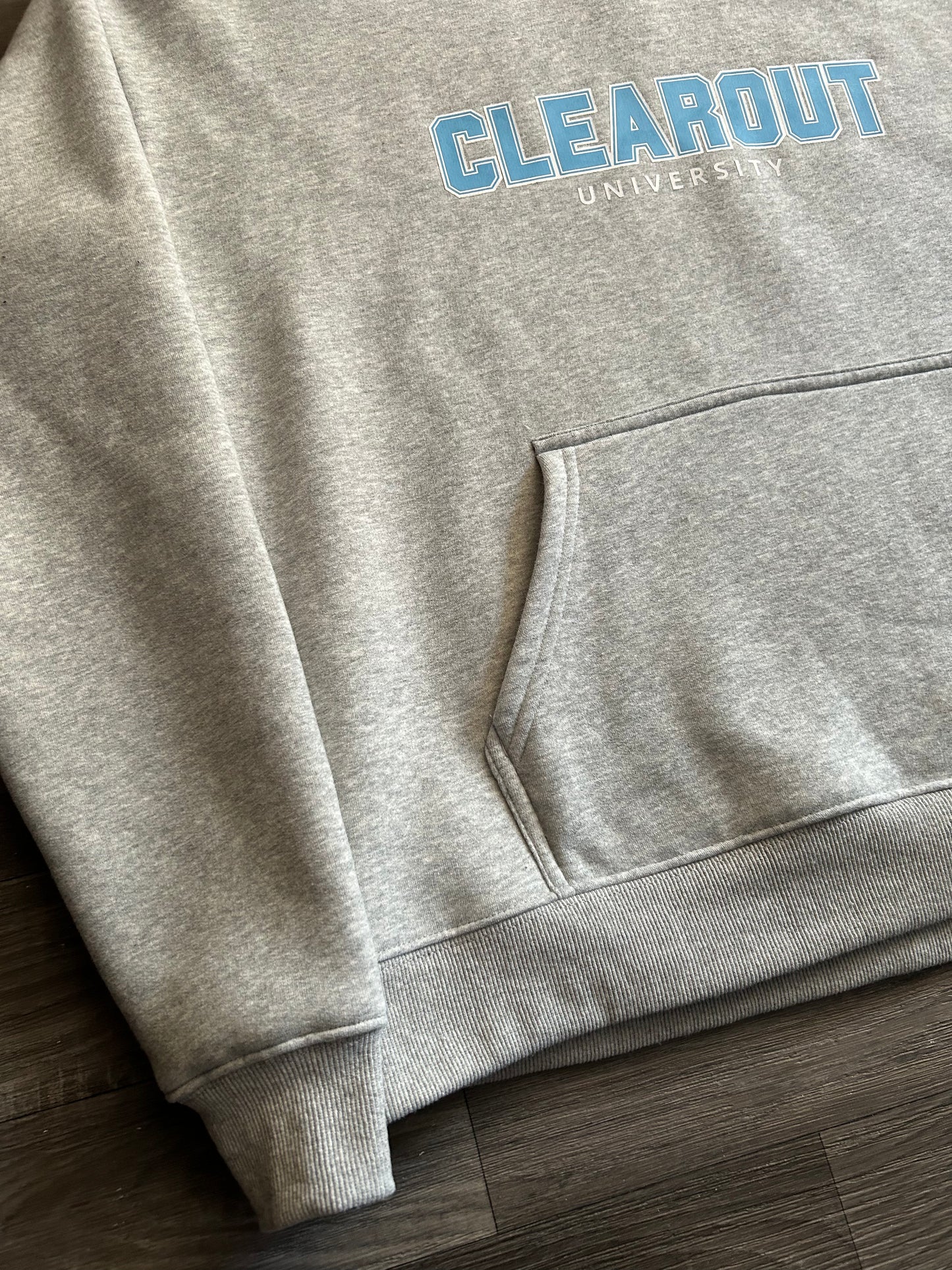 Clearout University Grey Hoodie