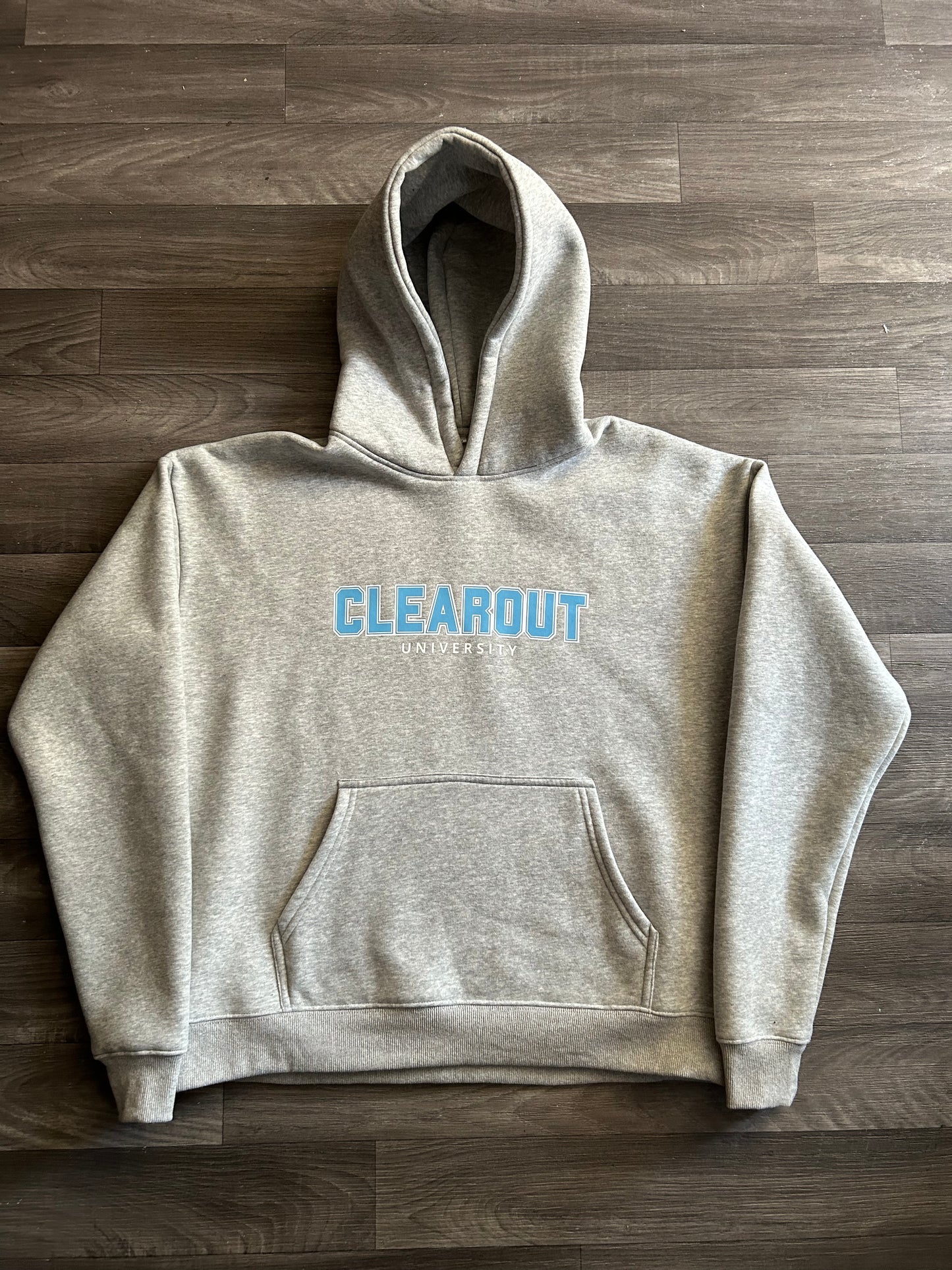 Clearout University Grey Hoodie