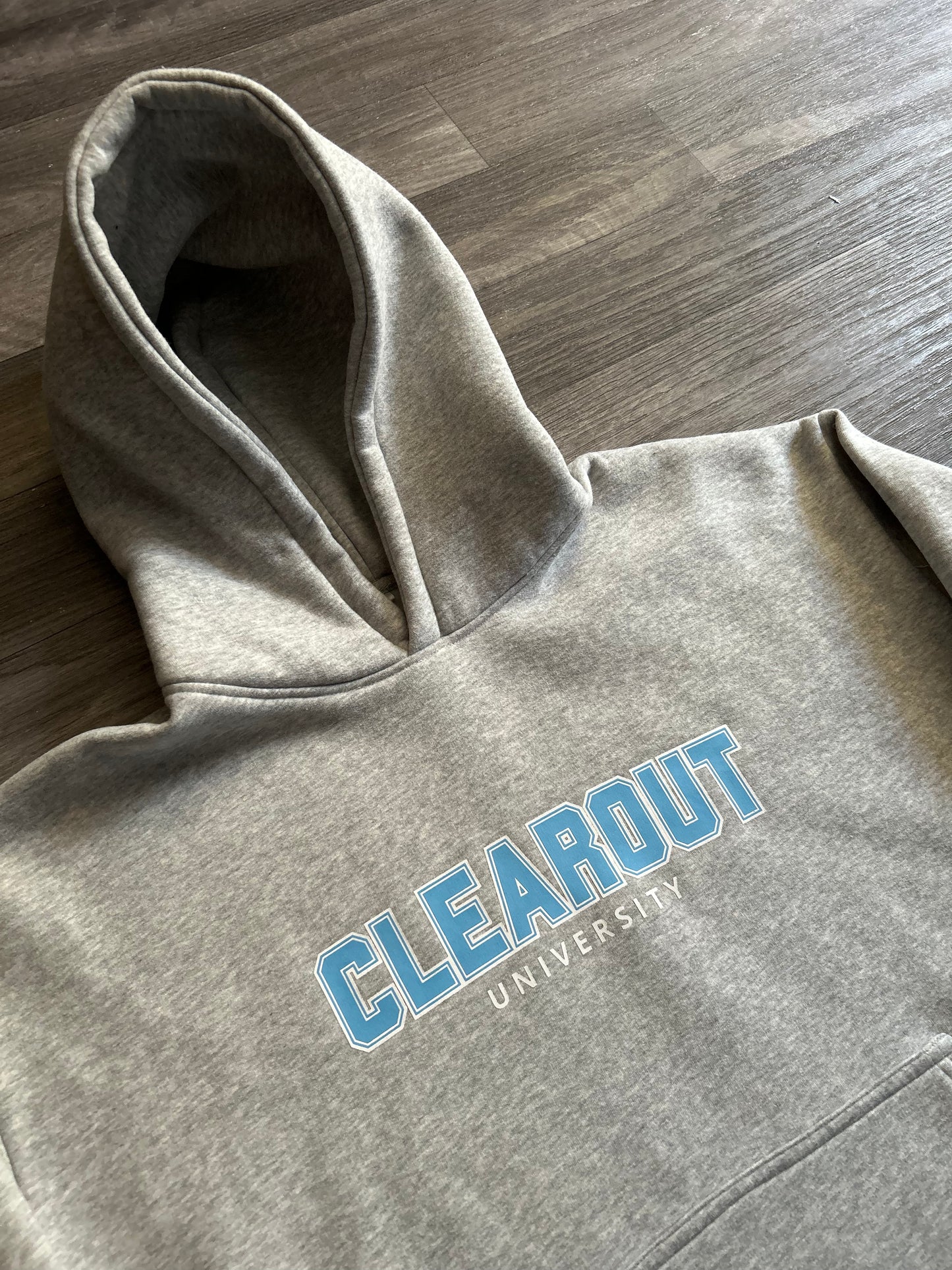 Clearout University Grey Hoodie