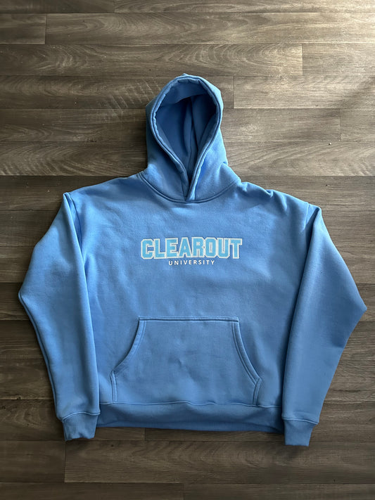 Clearout University Blue Hoodie