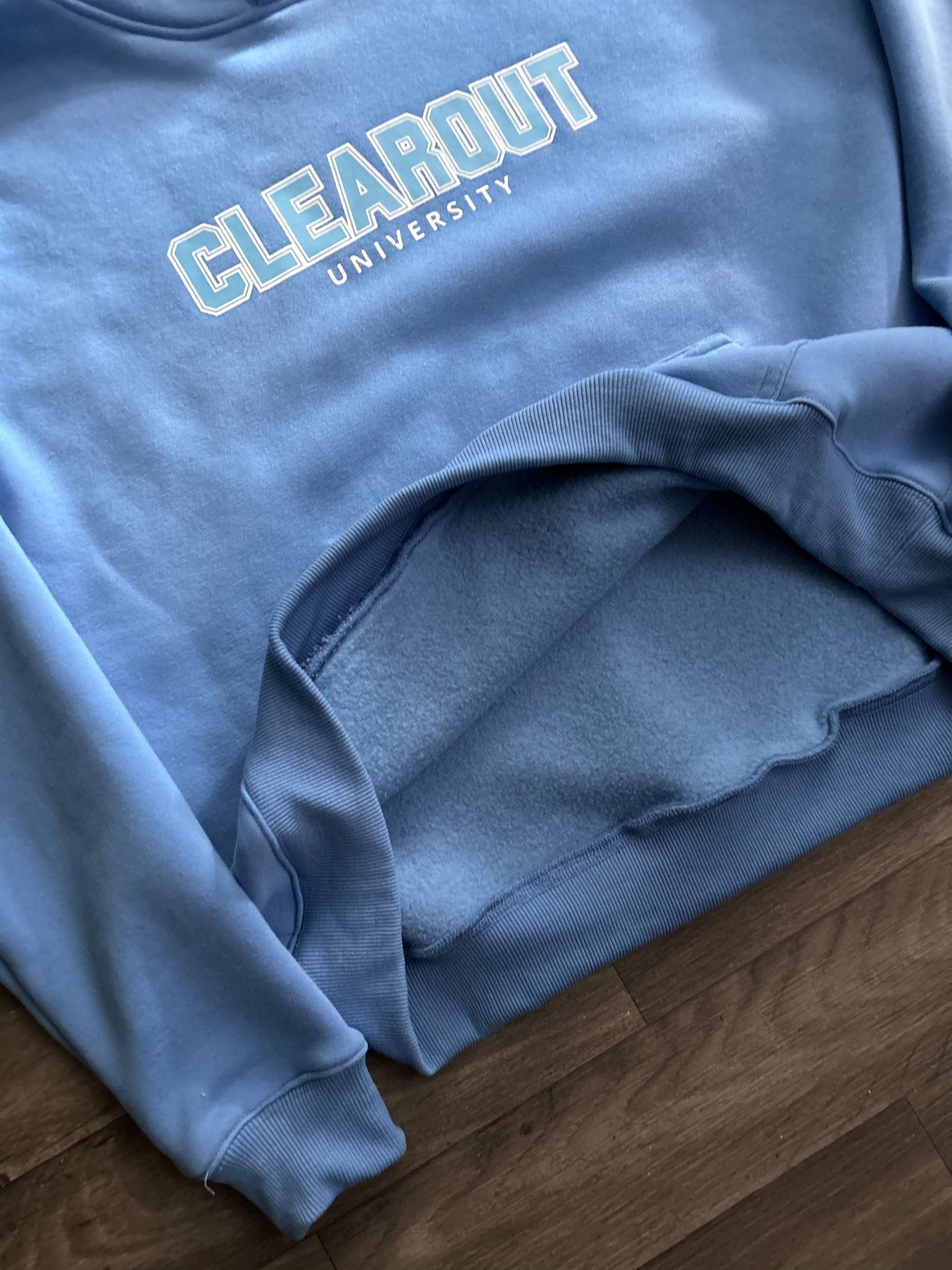 Clearout University Blue Hoodie